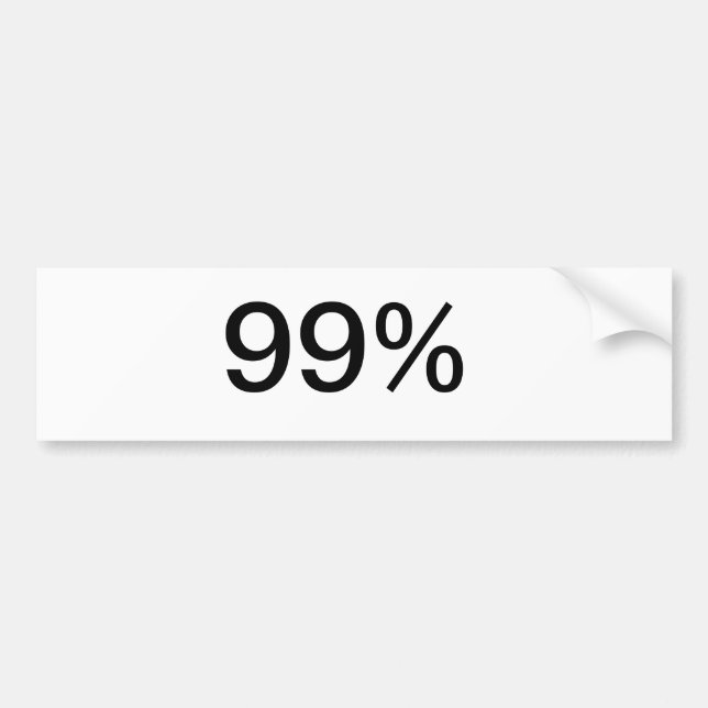 99% AUTOAUFKLEBER (Vorne)