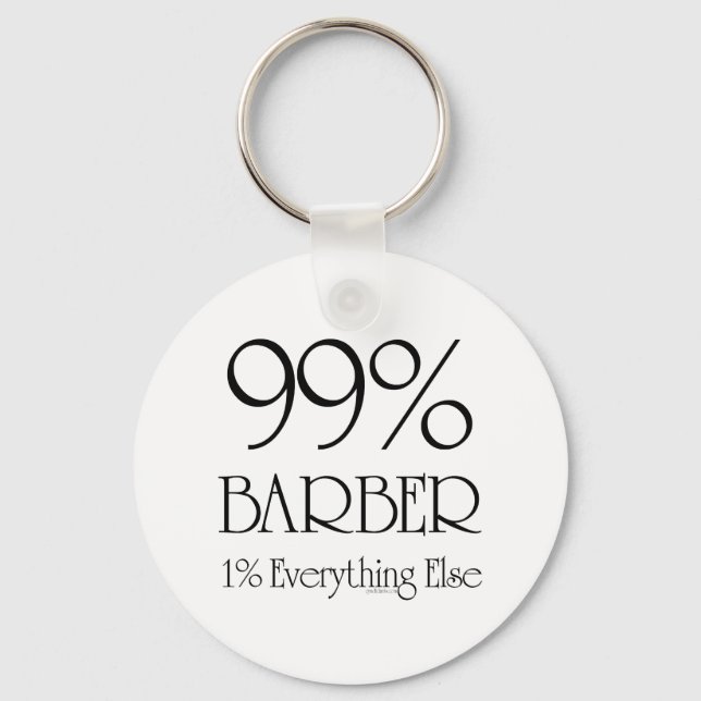 99% Barber Schlüsselanhänger (Vorderseite)