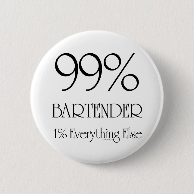99% Barkeeper Button (Vorderseite)