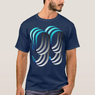 99 blau T-Shirt