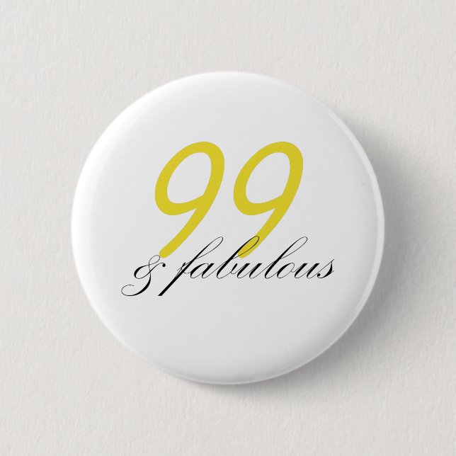 99 & Fabulous Button (Vorderseite)