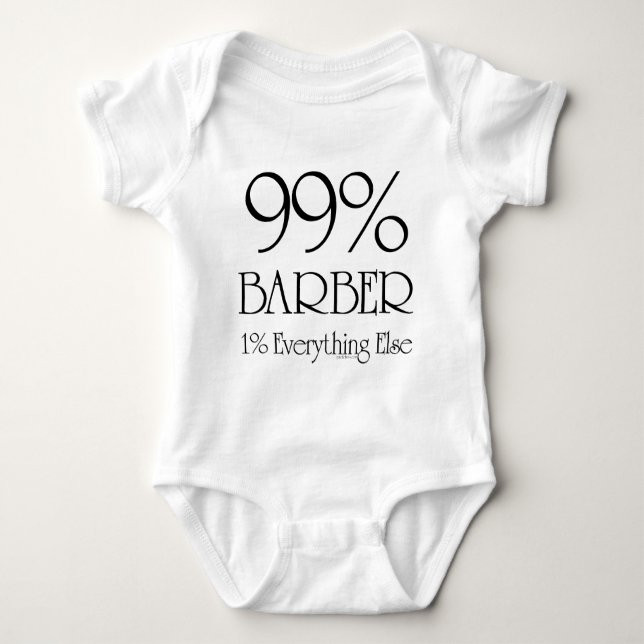 99% Friseur Baby Strampler (Vorderseite)