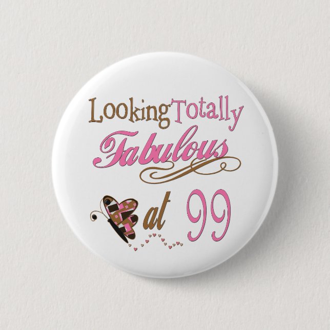 99. Geburtstag Button (Vorderseite)
