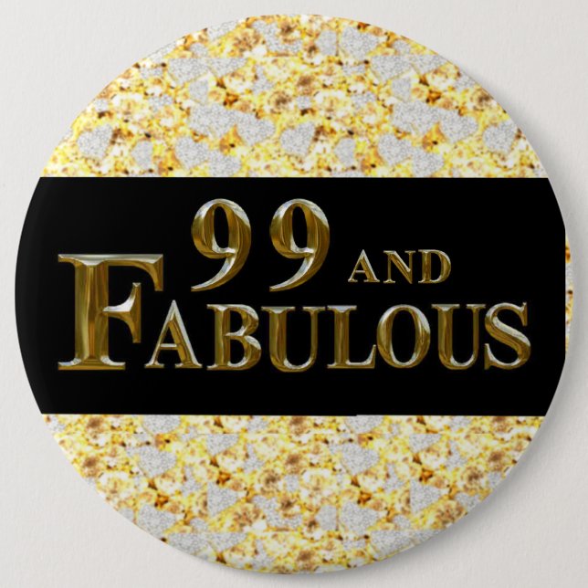 99. Geburtstag Button (Vorderseite)