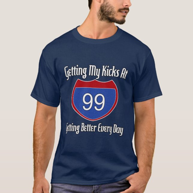 99. Geburtstag des Weg-66 T-Shirt (Vorderseite)
