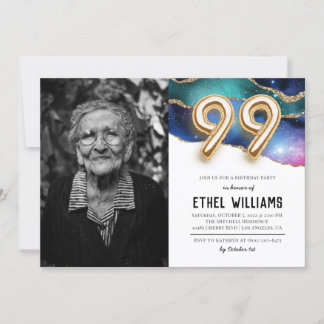 99. Geburtstagsparty Einladung