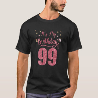 99 Jahre alt ist mein Geburtstag Phantastischer Ge T-Shirt