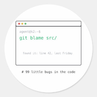 99 kleine Fehler im Code - Dev Sticker Geschenk