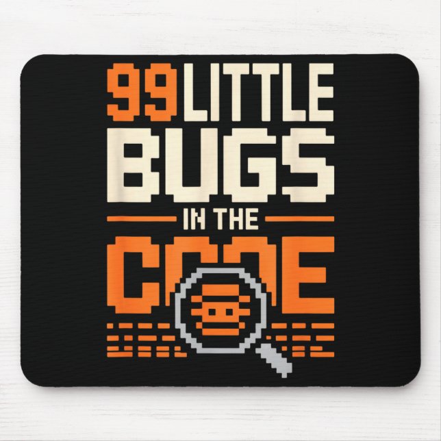 99 kleine Fehler im Code lustiger Programmierer sa Mousepad (Vorne)