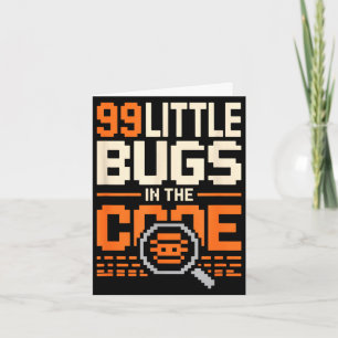 99 kleine Fehler im Code lustiger Programmierer Sp Karte
