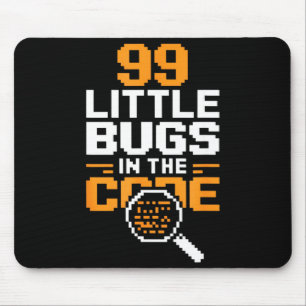 99 kleine Fehler im Code lustiger Programmierer Sp Mousepad