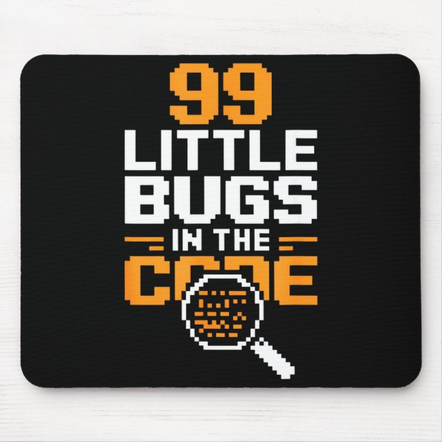99 kleine Fehler im Code lustiger Programmierer Sp Mousepad (Vorne)