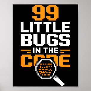 99 kleine Fehler im Code lustiger Programmierer Sp Poster