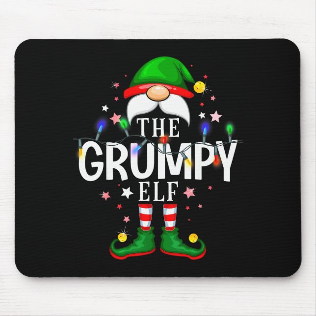 99 Matching Christmas Elf Family Pjs - The Mpy Elf Mousepad (Vorne)
