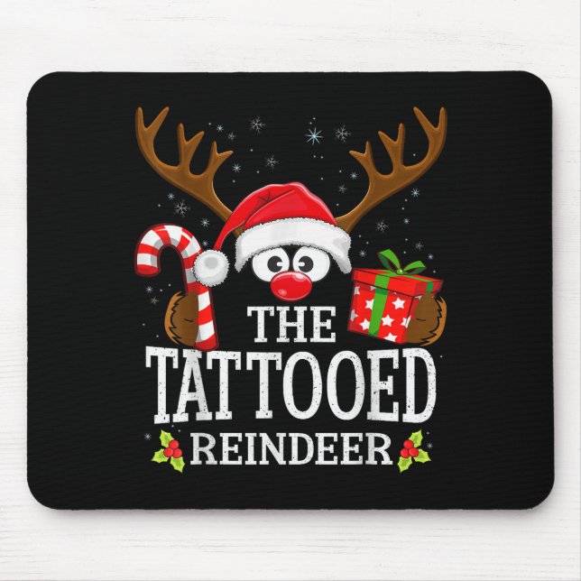 99 Matching Christmas Reindeer Squad - Uni-adults  Mousepad (Vorne)
