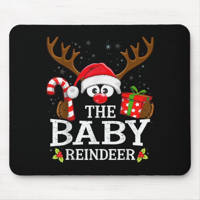 99 Matching Christmas Reindeer Squad - Uni-adults  Mousepad (Vorne)