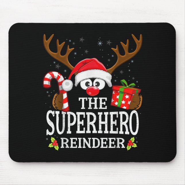 99 Matching Christmas Reindeer Squad - Uni-adults  Mousepad (Vorne)