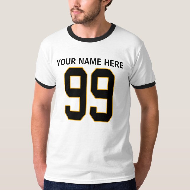 99 MIT INDIVIDUELLEN NAMEN T-Shirt (Vorderseite)