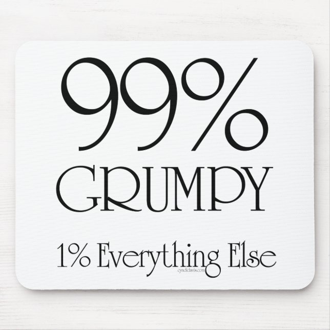99% mürrisch mousepad (Vorne)
