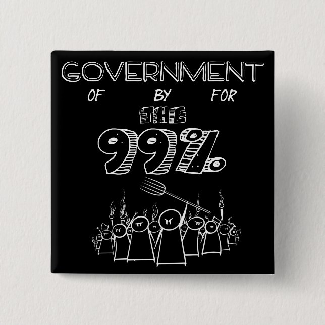 99 % Occupy Wall Street Button (Vorderseite)