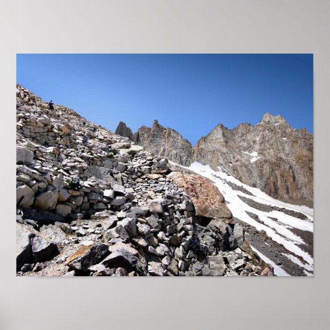 99 oder 87 Rückkopplungen auf Mt Whitney 2 Poster (Vorne)