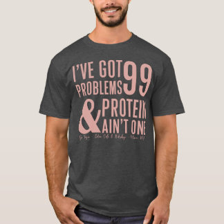 99 Probleme Korallenprint T-Shirt
