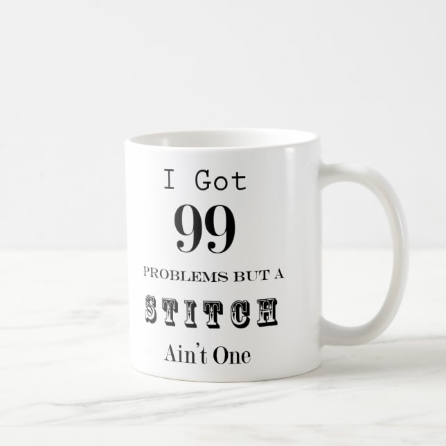 99 Problèmes Knitter's Mug (Droite)
