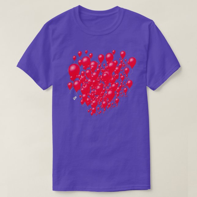99 rote Ballons T-Shirt (Design vorne)