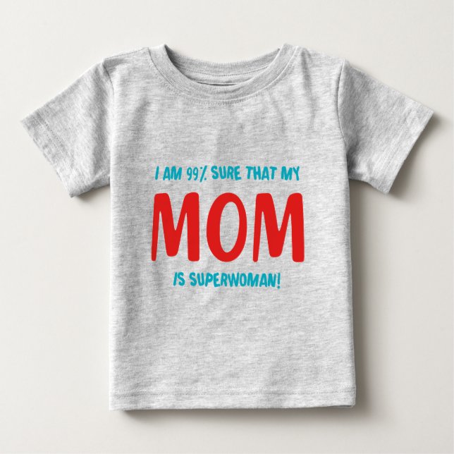 99% Superwoman Baby T-shirt (Vorderseite)