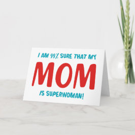 99% Superwoman Karte