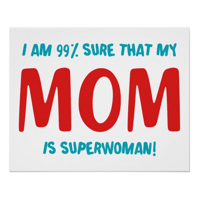 99% Superwoman Poster (Vorderseite)
