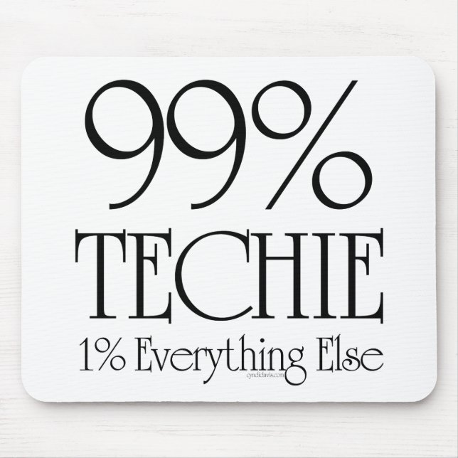 99% Techie Mousepad (Vorne)