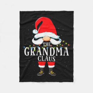 99 Weihnachtsmann passende Familien-Pyjama Oma Cla Fleecedecke