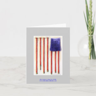 9/11 Amerikanische Flagge Feuerwehrmann Gedenk Not Karte