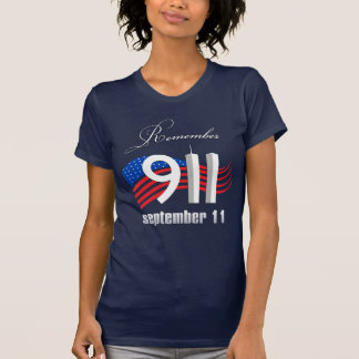 9/11 erinnern Sie sich am 11. September - an T-Shirt