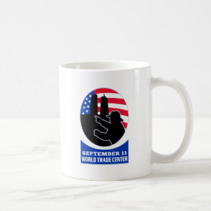 9-11 Feuerwehrmannfeuerwehrmann-Flagge-Twin Tower Kaffeetasse