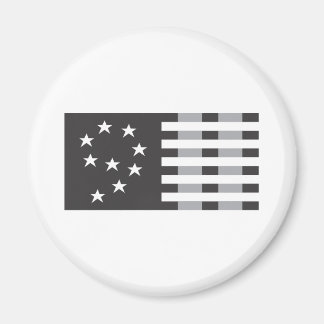9-11 Gedenklogo Schwarz und Weiß Magnet