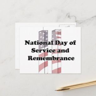 9-11 Gedenktag - Patriotentag Postkarte