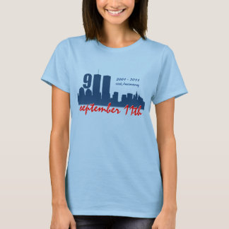 9/11 septembre 11 WTC - T-shirt Dames Ringer