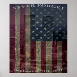 9/11 Vergessen Sie nie - Poster