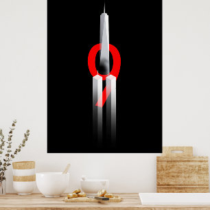 9 11 Vergessen Sie niemals die Gedenkstätte vom 9. Poster