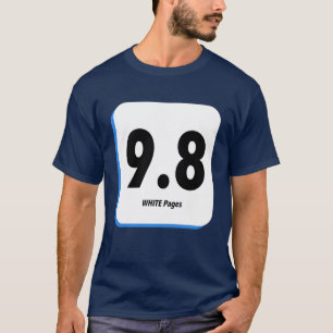 9.8 T-shirt de livre de bande dessinée près de Min