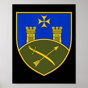 9. Armeekorps (Ukraine) Ukrainische Streitkräfte Poster