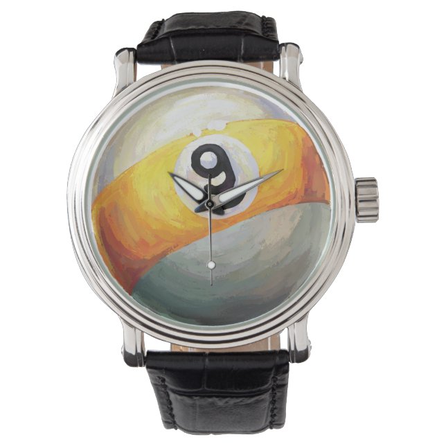 9 Ball Armbanduhr (Vorderseite)