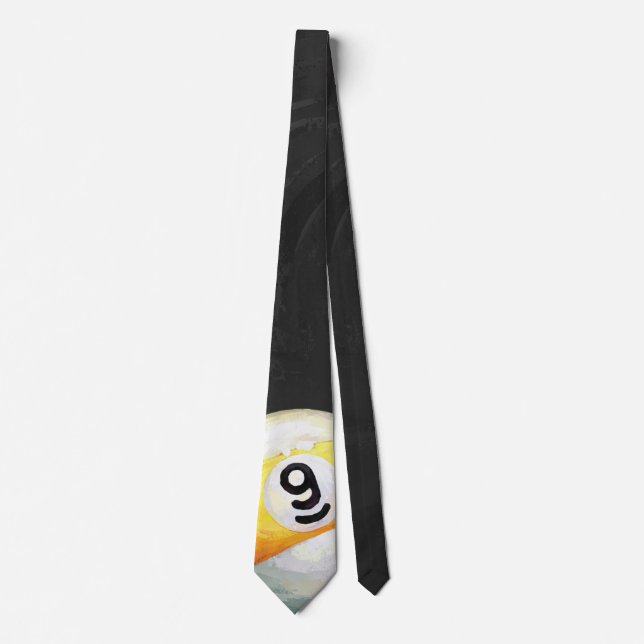 9 Ball-Krawatte Krawatte (Vorderseite)
