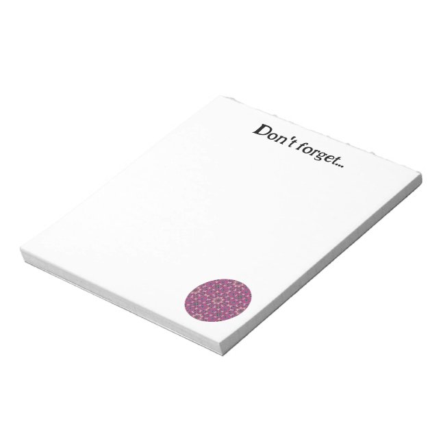 9. Band Kaleidoskop Art 19 Notizblock (Rotiert)