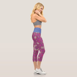 9. Band Kaleidoskop Art 20 Capri Leggings