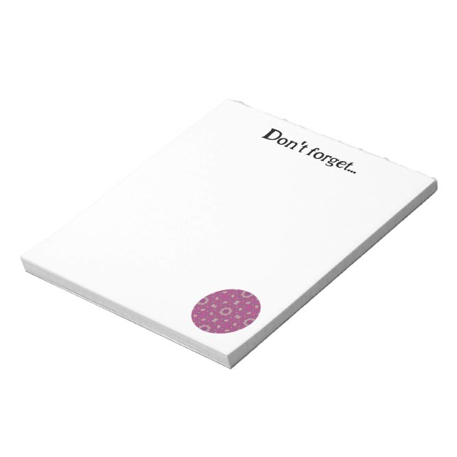 9. Band Kaleidoskop Art 20 Notizblock (Rotiert)