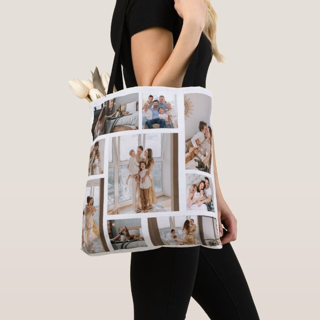 9 Benutzerdefinierte Foto Collage Bags Tasche (Von Nahem)