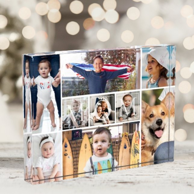 9 Bild Collage für Mama Fotoblock (Von Creator hochgeladen)